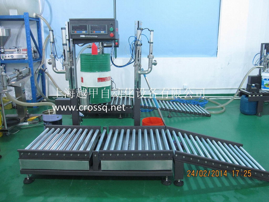 Semi-Auto Weighing Filling Machine 200L with Double Nozzles    