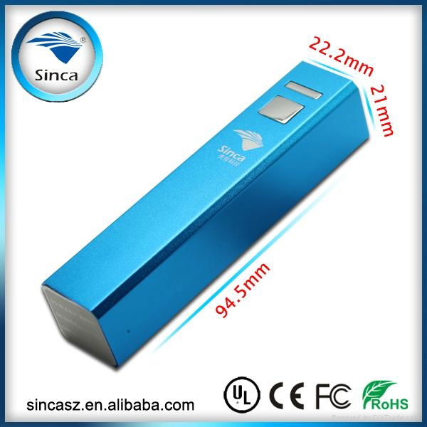 lipstick battery charger portable power bank 2