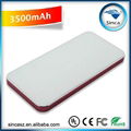 3500mah li-polymer new design power bank charger