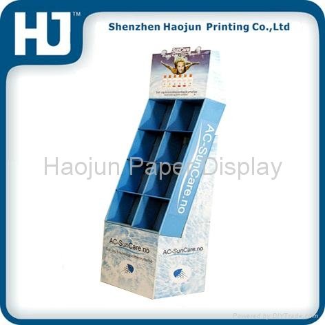 Cardboard Retail Displays Stand For Perfume in Chain Store,Paper pallet Display 2