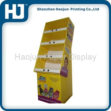 Cardboard Retail Displays Stand For Perfume in Chain Store,Paper pallet Display 3