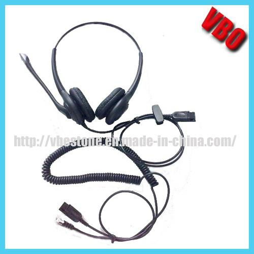 Call Center Telephone Headset with USB Plug & Noise Canceling Microphone 3