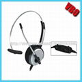 Mono Noise-Cancelling Best Rj11 Rj9 Call Center Telephone Headset 1