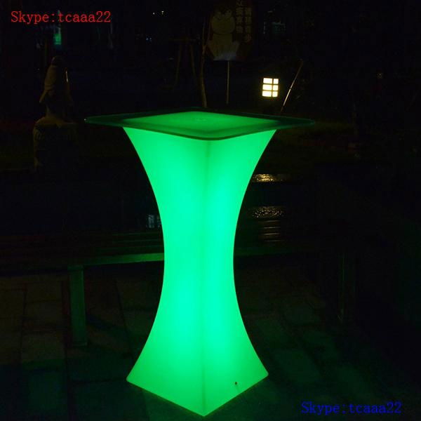 acrylic led cocktail bar table with glow light 3