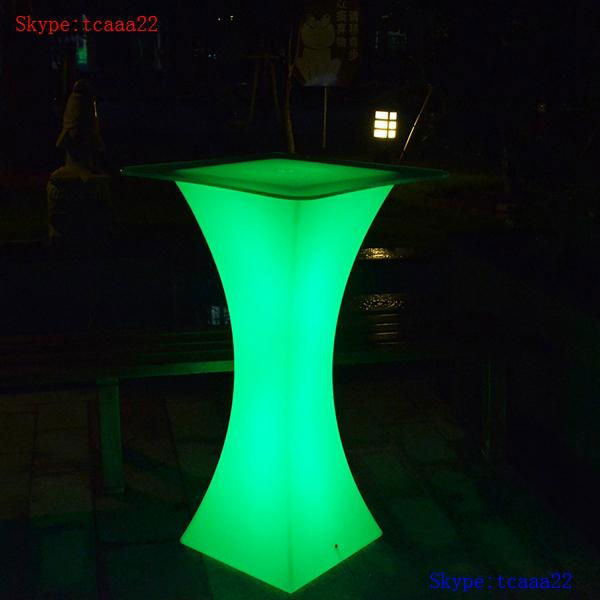 acrylic led cocktail bar table with glow light BDH2000 LED table
