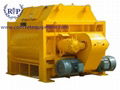 JS Twin-shaft concrete mixer