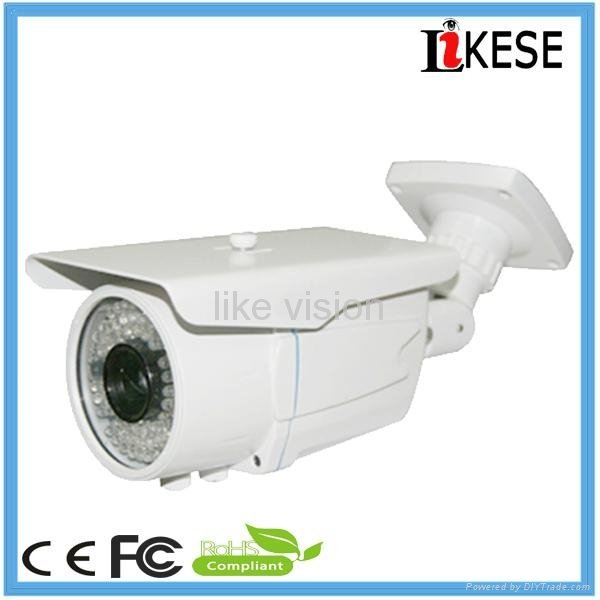 cctv suppliers Varifocal 2.8-12mm lens 42pcs of Leds with IR 40M with cable brac