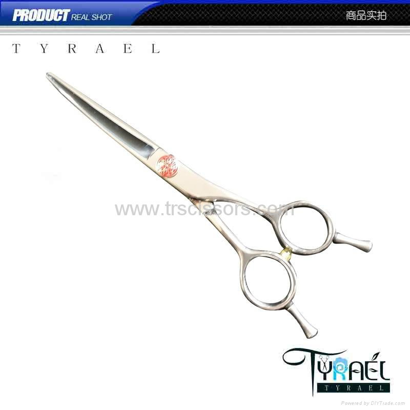 Curved Blade Beauty Hair Scissors of demestic 440c steel U401 2