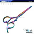 Rainbow Titanium Haircutting Scissors Mid Class U159R 1