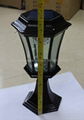 Solar Energy Lamp Garden Pedestal Bollard LED Light Aluminum Wall Lamp  3