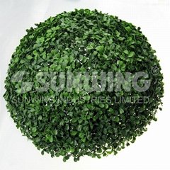 artificial hedge wall with UV certification