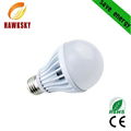 CE RoHS E27 7W. Plastic Cover LED Bulb