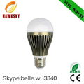 2014 Hot sale wide angle dimmable 3w 5w 7w 9w e27 b22 led bulb wholesale