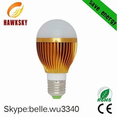 2014 Hot sale wide angle dimmable 3w 5w 7w 9w e27 b22 led bulb wholesale