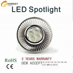 CE.ROHS approved MR16 LED spotlight China manufacturer