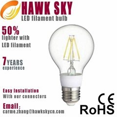 Factory directly price E27 6000k China LED filament bulbs vendor