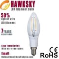 German IS machine test 99.999% gold line CE ROHS led filament bulbs factory  2
