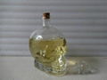 Skull bottle glass 3