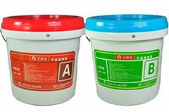 Dry hanging epoxy adhesive