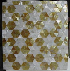 Rohmbus Mother of Pearl Freshwater Shell Mosaic Tile