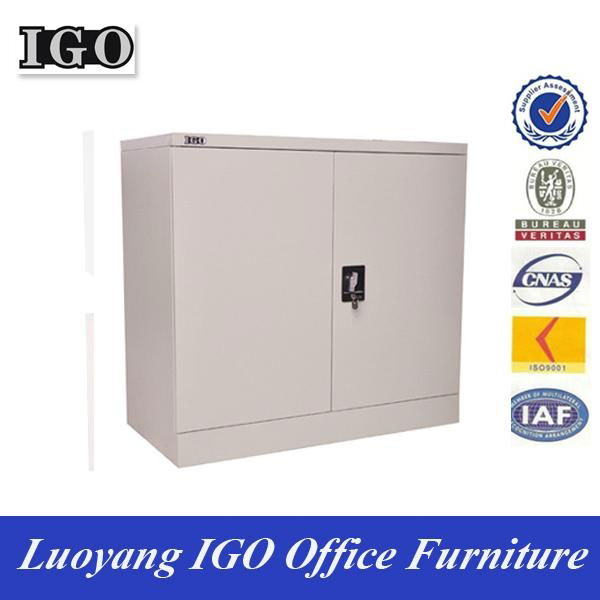 short two door metal file cabinet