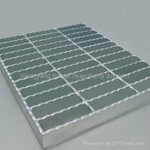 Hot dipped galvanized serrated steel bar grating(china factory)