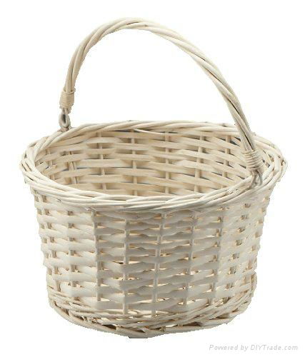 Lovely Flower Girl Basket Easter Egg Basket