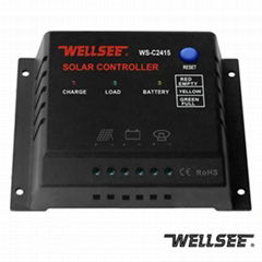 Factory supply WELLSEE WS-C2415 15A 12/24V Solar energy controller