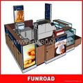 Top quality food kiosk shop fixture 2