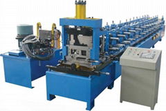 Full-automatic C purlin cold roll forming machine