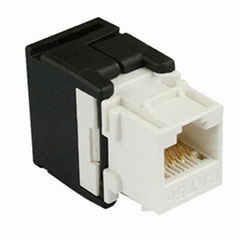 QICC-120 Cat5e/6 UTP 180º Toolless Keystone Jack