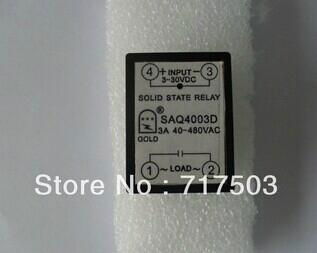 Freeshipping PCB small solid state relay single-in-line SAQ4003D DC to AC 3A SSR