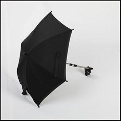 Baby stroller umbrella with clamp