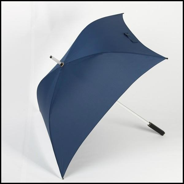 High quality rain golf umbrella in square shape