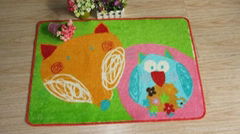 Non slip printed bath mat