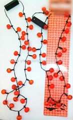 2014 Halloween party decorations flashing led necklace