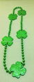 2014 new products St ' patricks flashing shamrock necklace 