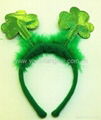 2014 st'patricks shamrock light  head hoop