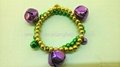 Popular Mardy gras beads flashing led bracelet