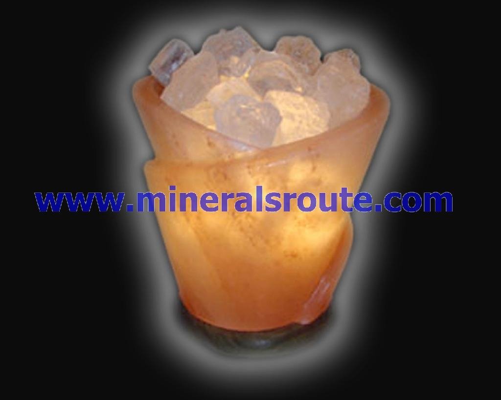 Bowl Shape Rock Salt Lamps 2