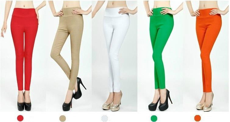 New spring&summer 2014 Solid candy Cotton leggings for women legging pants 4