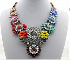 2014 NEW FASHION IMITATION ALLOY JEWELRY SHOUROUK NECKLACE