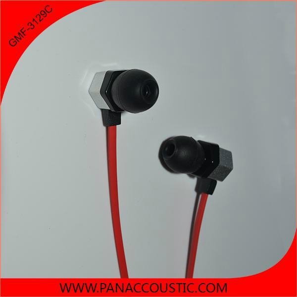 014 flat cable high quality new duck earphones for samsung 3