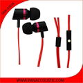 Metal handsfree earphone with Mic &