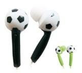 2014 fashion football style earphone for brazil promotion 3