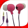 Colorful promotional earphone for iphone