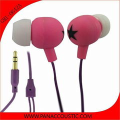 Colorful promotional earphone for iphone