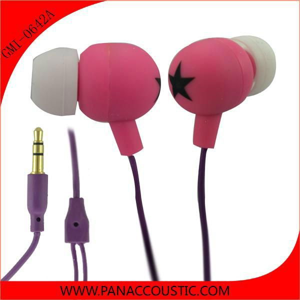 Colorful promotional earphone for iphone