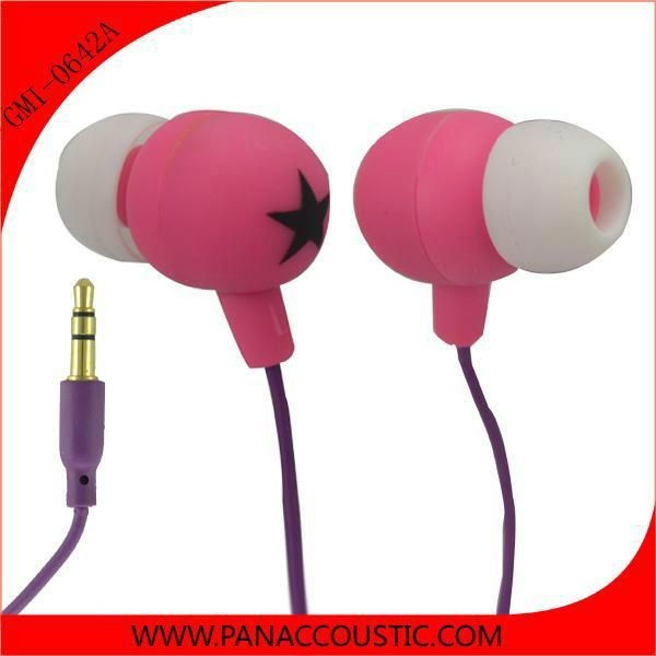 Colorful promotional earphone for iphone 2