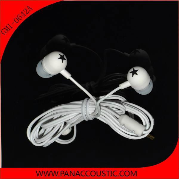 Colorful promotional earphone for iphone 4